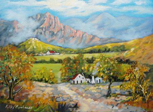 Acrylic Painting by Patty Mynhardt "Harmonise with Nature"