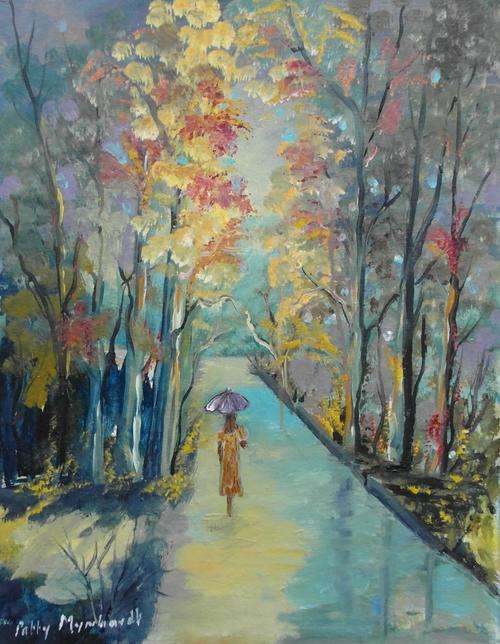Crazy Special...!!! Acrylic Painting by Patty Mynhardt "The Walk"