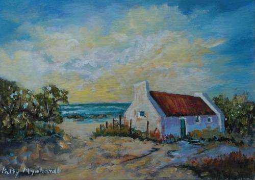 Crazy Special...!!! Acrylic Painting by Patty Mynhardt "Granny's Cottage"