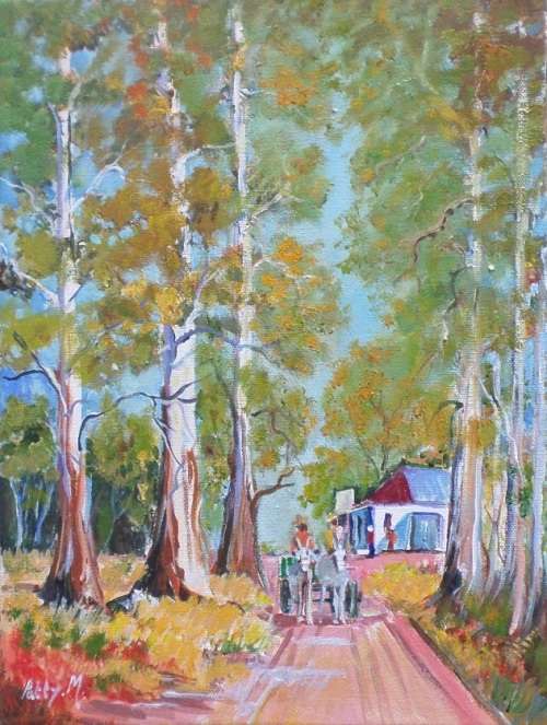 Crazy Wednesday Special...!!! Oil Painting "Donkey Travel" by Patty Mynhardt
