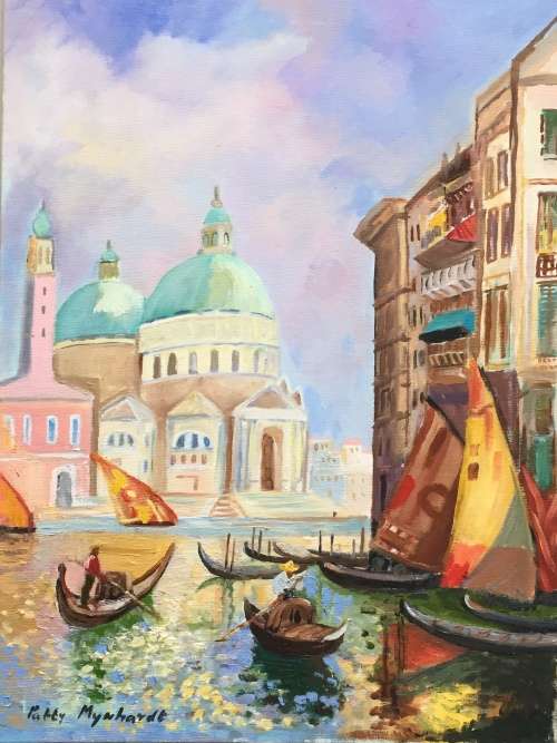 Crazy Wednesday Special...!!!  OilPainting "Venice" by Patty Mynhardt