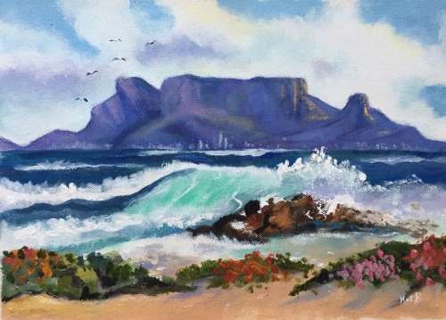 Crazy Wednesday Special...!!! Acrylic Painting "World Wonder" by Kai Breukelman