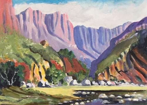 "Mountain Scenery" by Patty Mynhardt - Crazy Wednesday Special