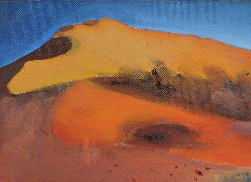 "Namib" set of Three OIL PAINTINGS by Patty Mynhardt
