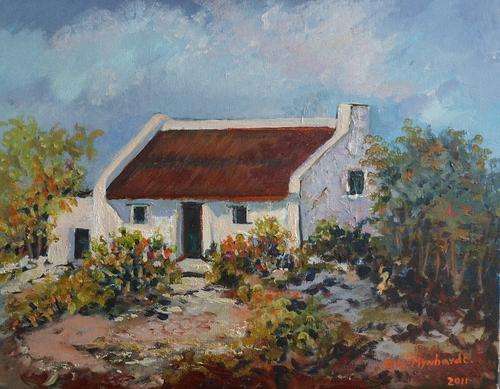 SPECIAL - Bids start at R1!!!! - "No Place Like Home" Acrylic Painting by Patty Mynhardt
