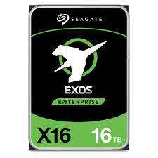 16TB Seagate Exos X16, 7.2K RPM, SATA 6Gbs, 512e/4Kn Desktop 3.5` Hard Drive