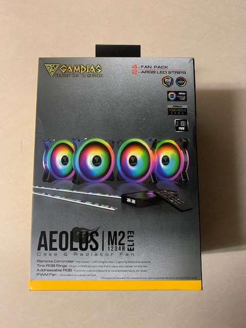 GAMDIAS 4 FAN RGB LIGHT KIT