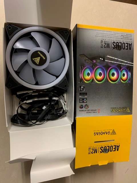 GAMDIAS 4 FAN RGB LIGHT KIT