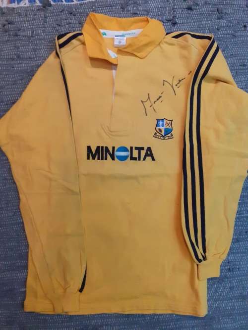 Signed André Venter Matchworn OFS Jersey