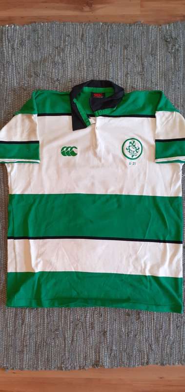 Match worn Ireland under 21 Jersey