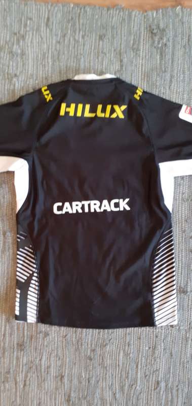 Rare black Cheetahs player issue jersey