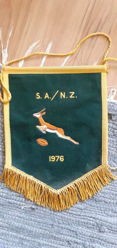 Springboks vs NZ pennant 1976