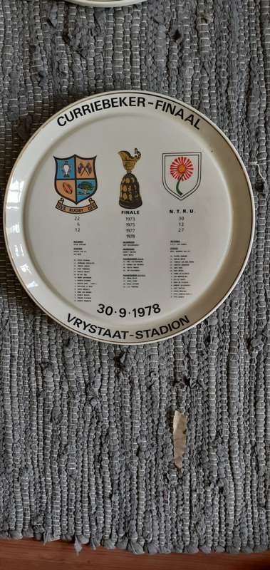 Rugby Commemorative Plate