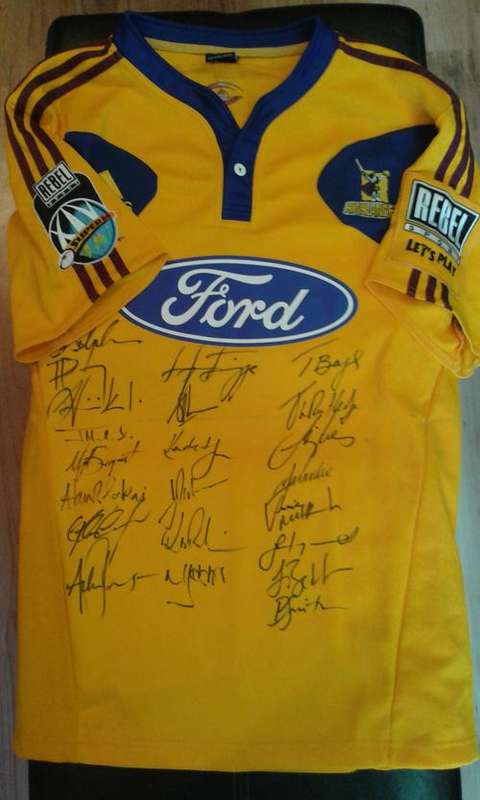Signed Highlanders (Away) Super 14 Jersey