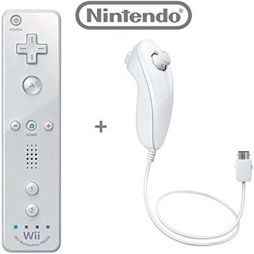 Wii/Wii U Nintendo Official Remote + Nunchuck White
