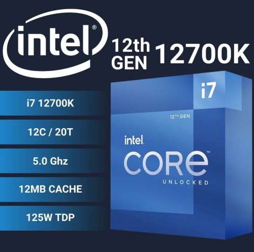 Intel® Core i7-12700K Processor
