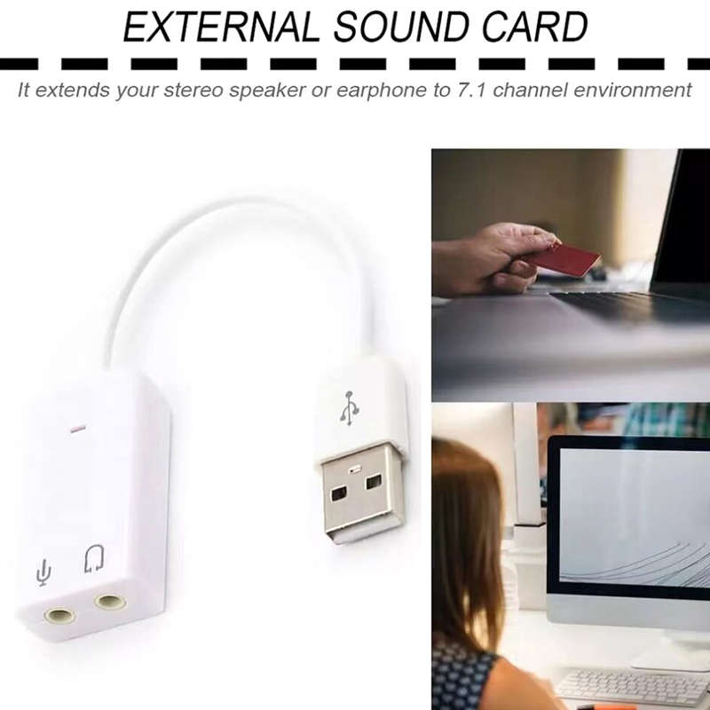 SE L70 USB Audio Adapter Headset Microphone