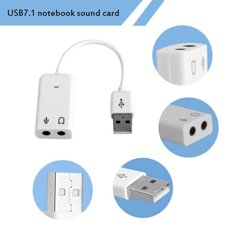 SE L70 USB Audio Adapter Headset Microphone