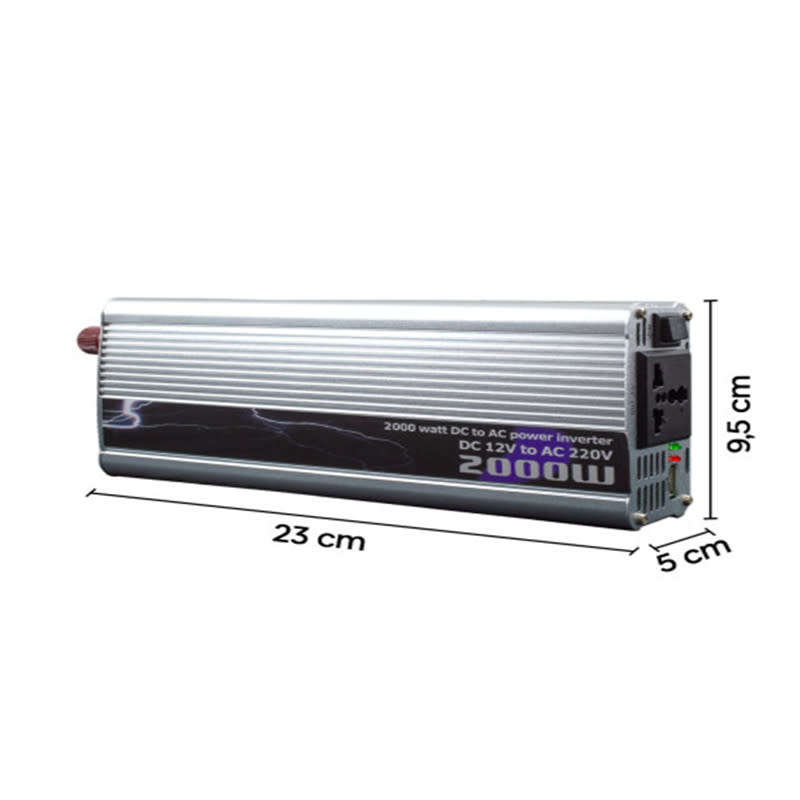 Convenient And Beautiful 2000W Inverter Car Battery Converter Electrical Switch