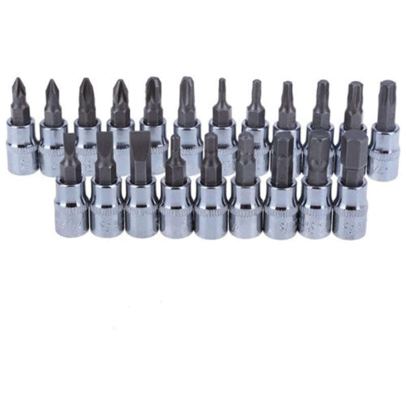 Convenient, Practical And Multi-Functional 46-Piece 1/4-Inch Socket Set Car Repair Tools Ratchet Wre