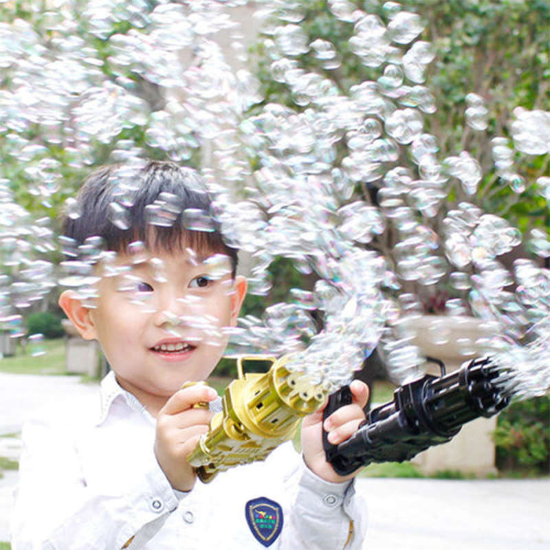 Beautiful And Practical Electric Bubble Gun Children`s Soap Bubble Magic Bubble Outdoor Toy