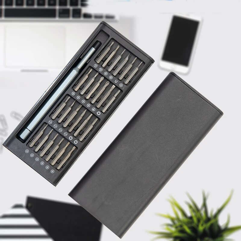 Convenient And Practical 24-In-1 Magnetic Precision Screwdriver Set Electronic Glasses And Watch Rep