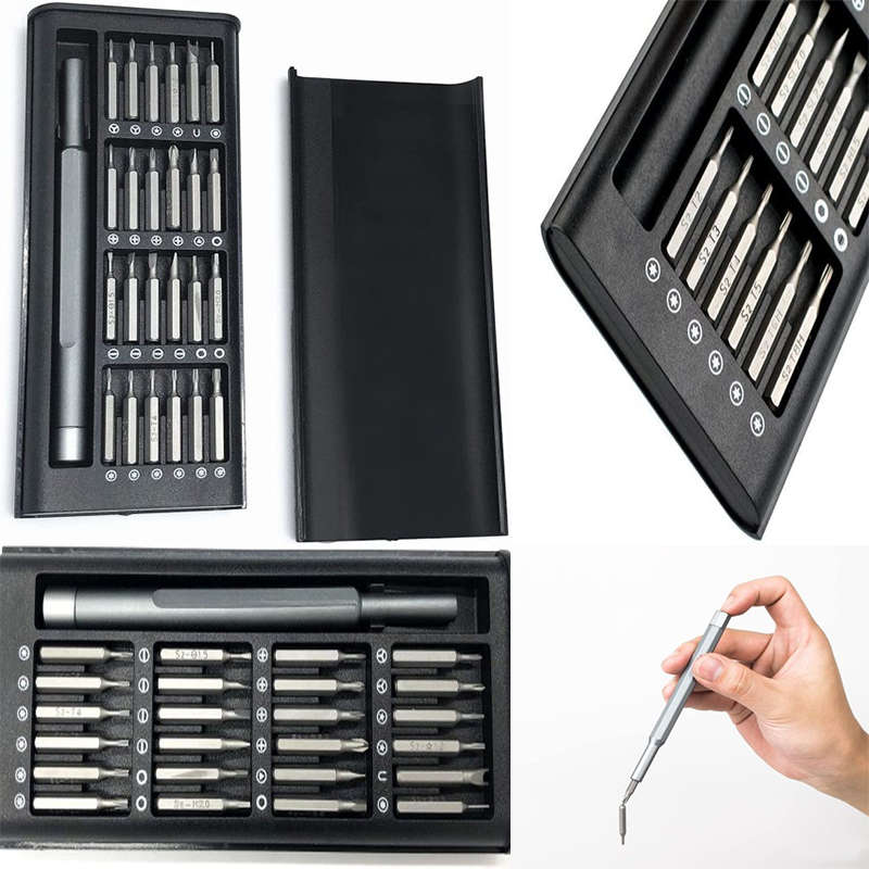 Convenient And Practical 24-In-1 Magnetic Precision Screwdriver Set Electronic Glasses And Watch Rep