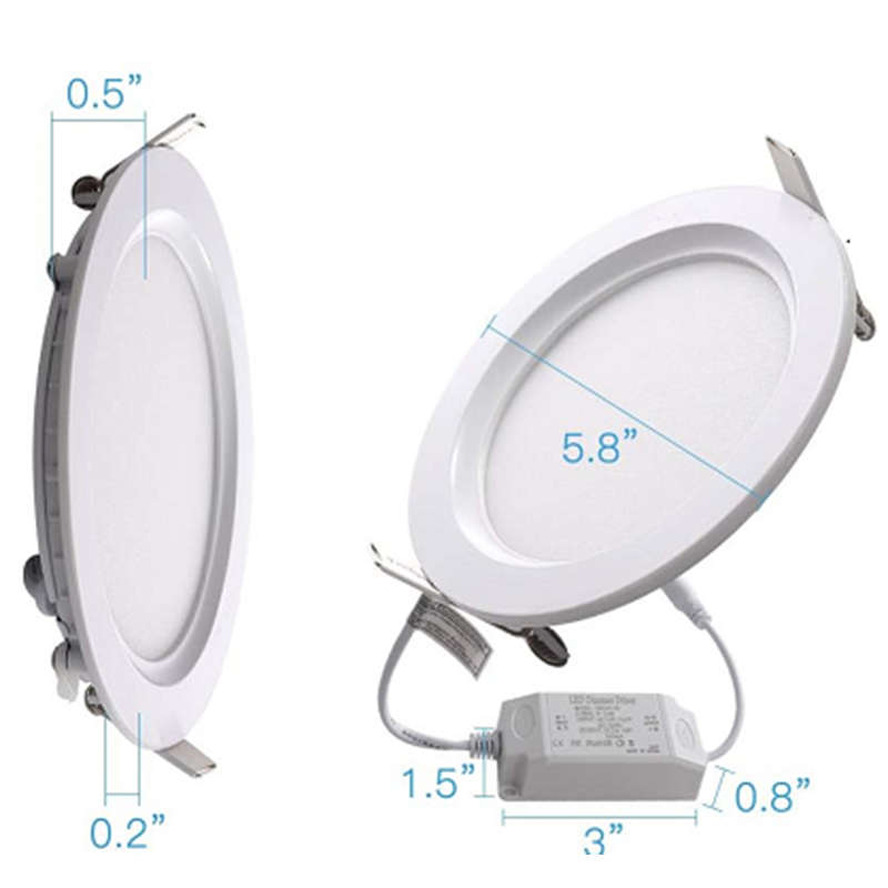 Affordable And Convenient 6W Panel Recessed Ceiling Light Downlight