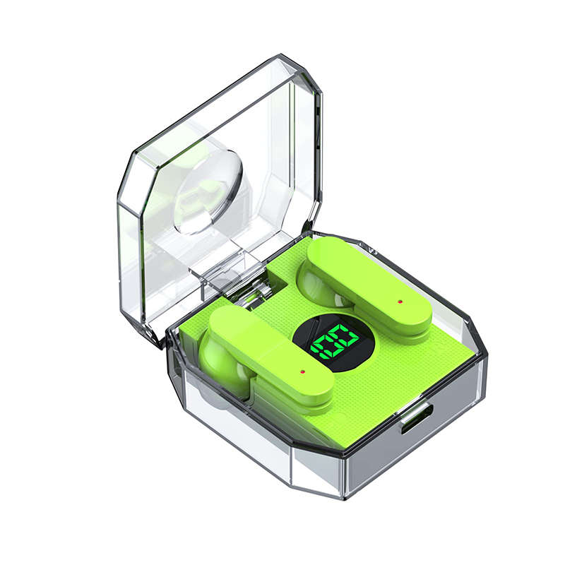 Convenient And Beautiful Wireless Bluetooth 5.1 Tws Earphones For Iphone 12 Pro Transparent Protecti