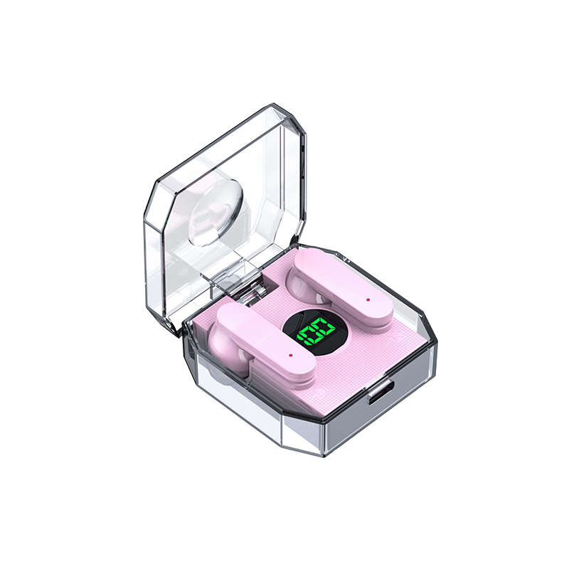 Convenient And Beautiful Wireless Bluetooth 5.1 Tws Earphones For Iphone 12 Pro Transparent Protecti