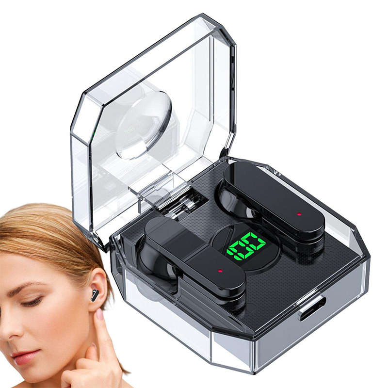 Convenient And Beautiful Wireless Bluetooth 5.1 Tws Earphones For Iphone 12 Pro Transparent Protecti