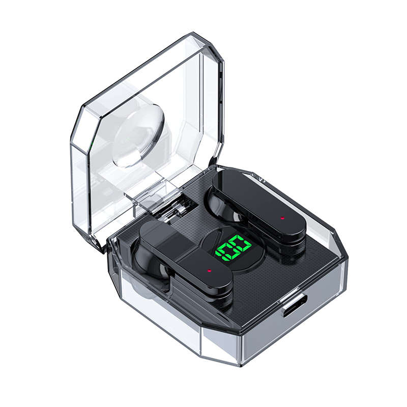 Convenient And Beautiful Wireless Bluetooth 5.1 Tws Earphones For Iphone 12 Pro Transparent Protecti