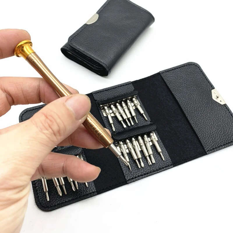 Small And Convenient 25-In-1 Mini Multi-Function Screwdriver Set With Magnetic Electronic Repair Too