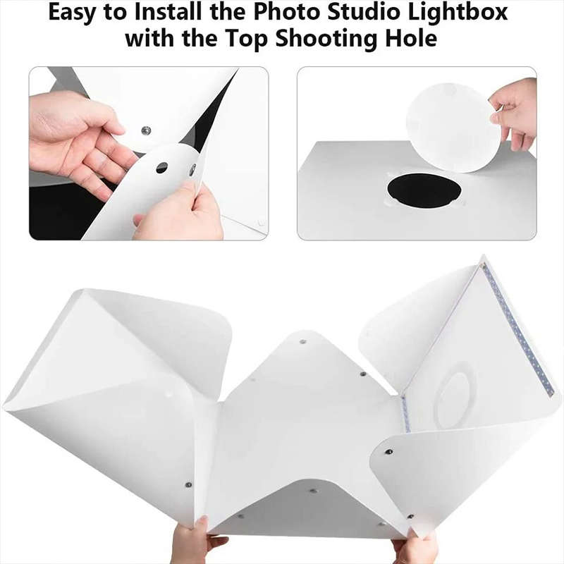 Convenient Mini Photography Studio Kit Portable USB LED Lighting