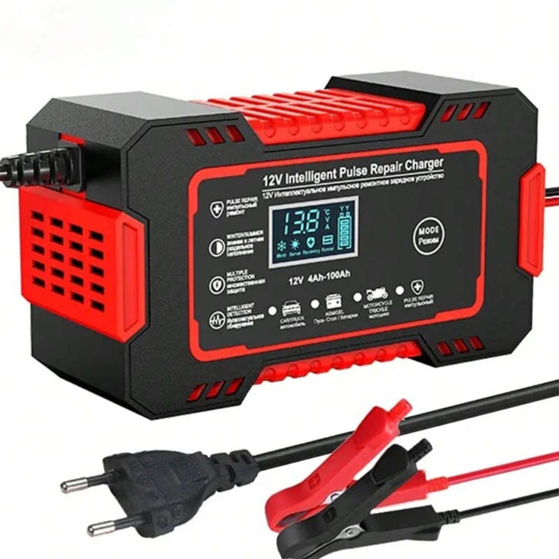 Multifunctional Battery Charger Car Battery Pulse Repair Charger Smart