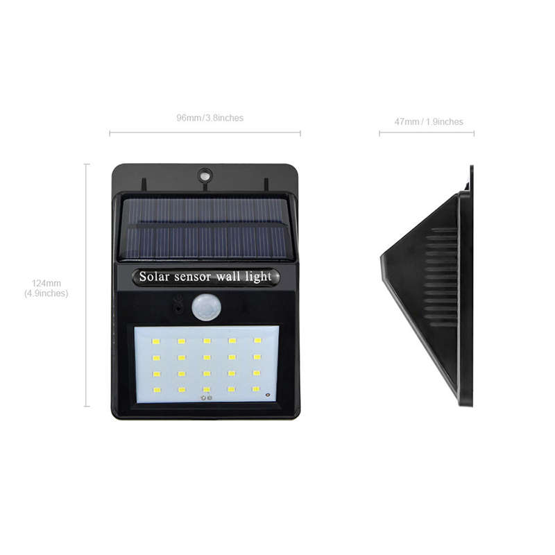 Safe And Practical Solar Pir Motion Sensor Security Wall Garden Light Outdoor Light