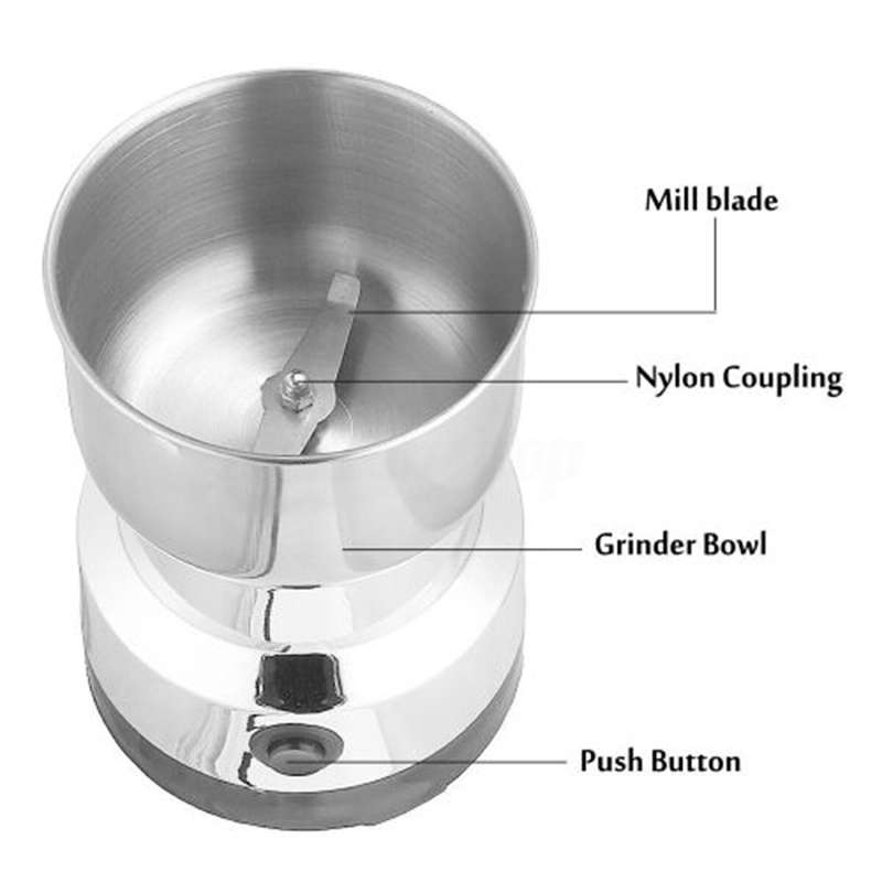 Convenient And Practical 150W Electric Coffee Grinder Spice Nut Bean Grinder Home Blender