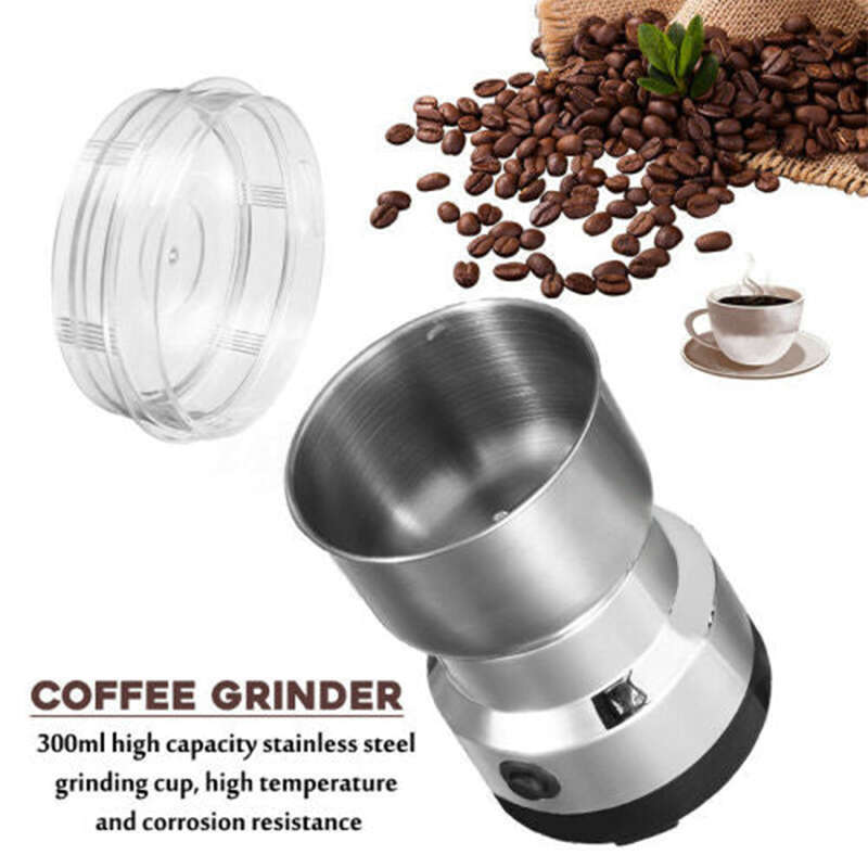 Convenient And Practical 150W Electric Coffee Grinder Spice Nut Bean Grinder Home Blender