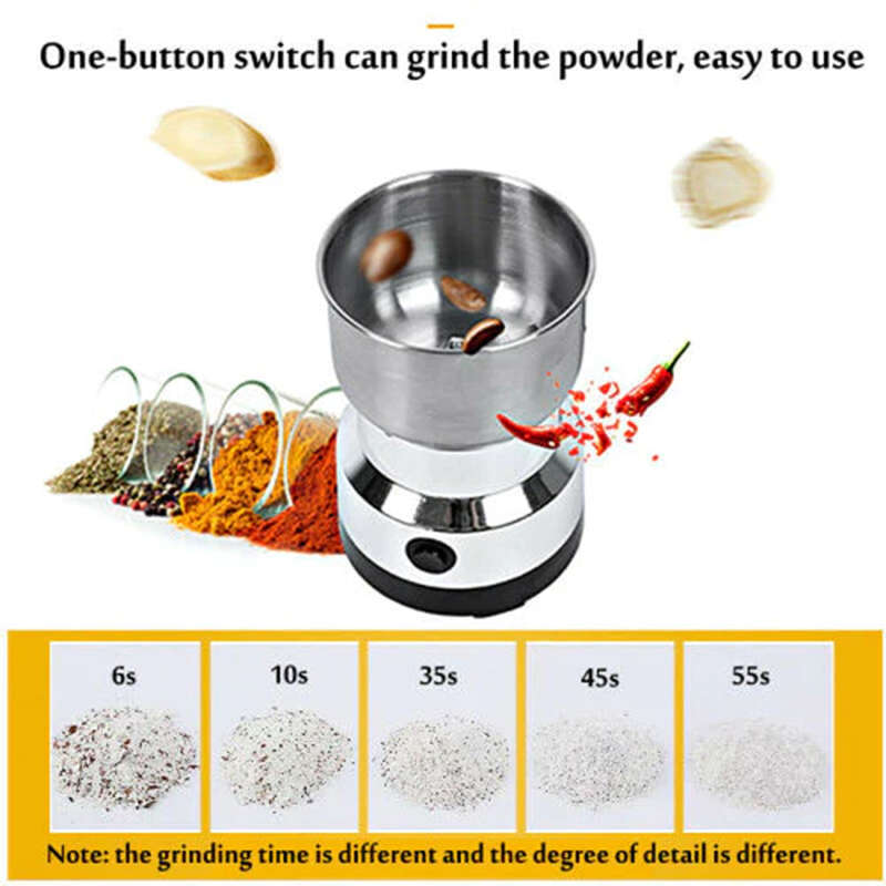 Convenient And Practical 150W Electric Coffee Grinder Spice Nut Bean Grinder Home Blender