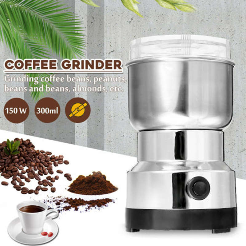 Convenient And Practical 150W Electric Coffee Grinder Spice Nut Bean Grinder Home Blender