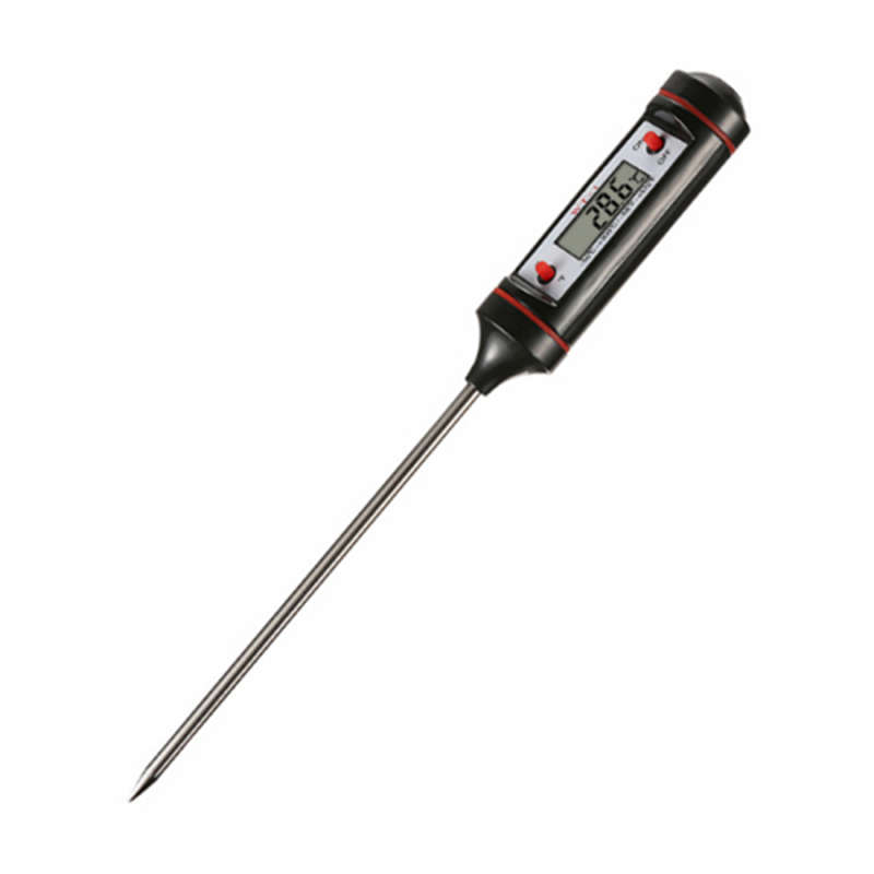 Convenient Digital Food Thermometer Kitchen Tool With Stainless Steel Sensor Probe