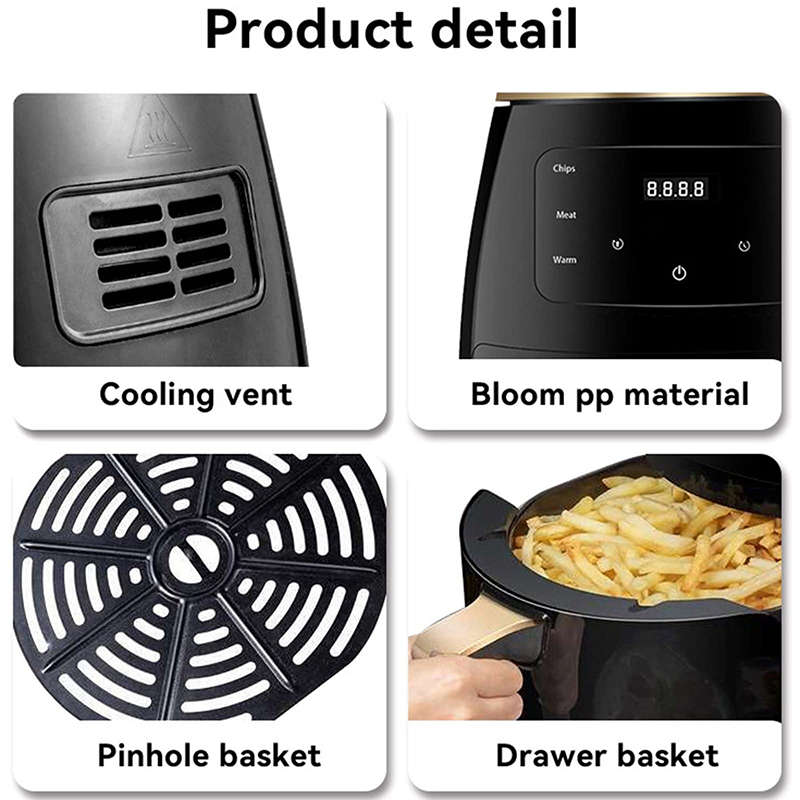 Convenient And Practical 4.5L Digital Display Air Fryer
