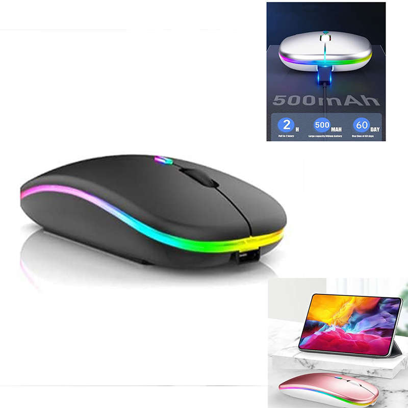 Convenient Cla100 Usb Rechargeable 2.4Ghz Wireless Ergonomic Ultra-Thin Mouse
