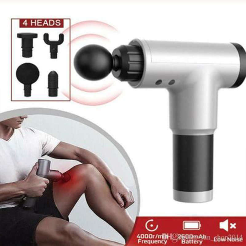 Convenient Fascia Gun Kh-320 Muscle Massager Fitness Vibration Body Care Gift