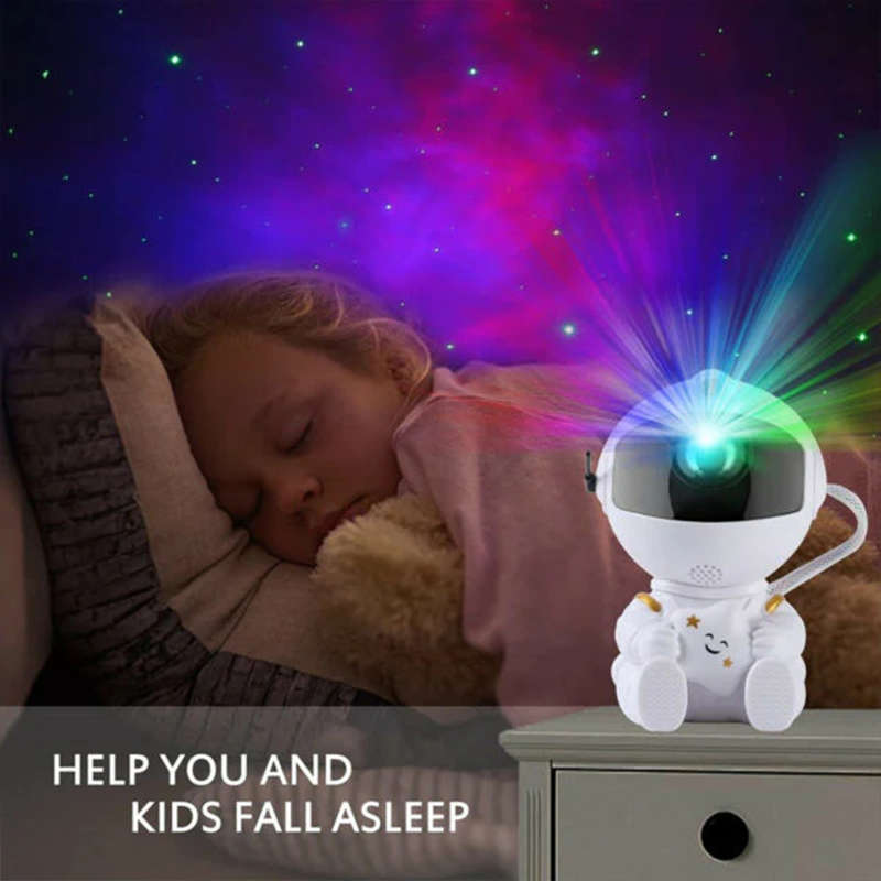 Durable And Beautiful Volulu As-50307 Astronaut Starry Sky Galaxy Projector Lamp