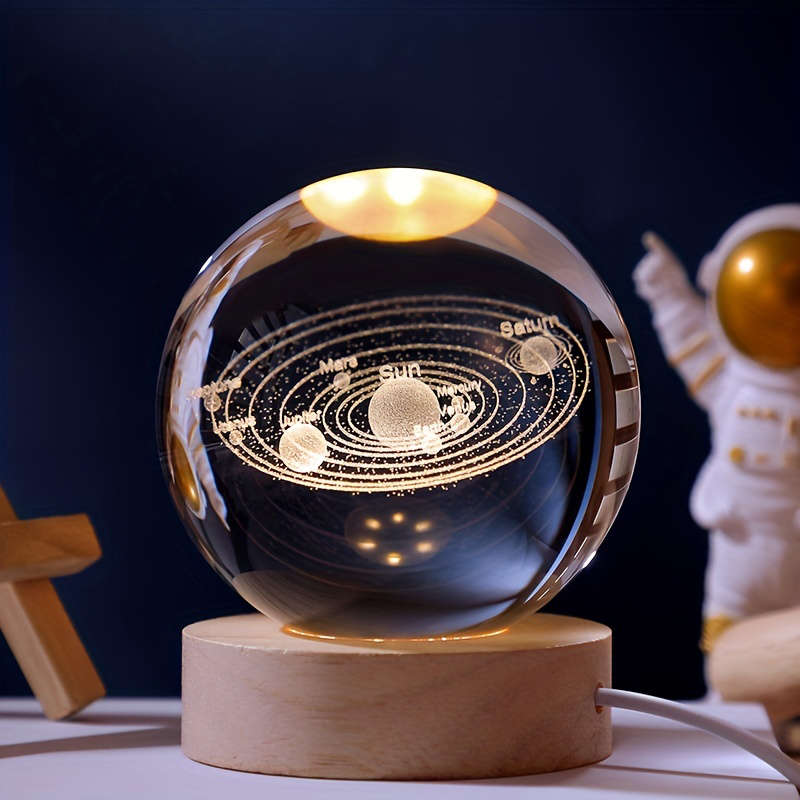 JG-D09 Convenient and beautiful crystal ball LED luminous night Light