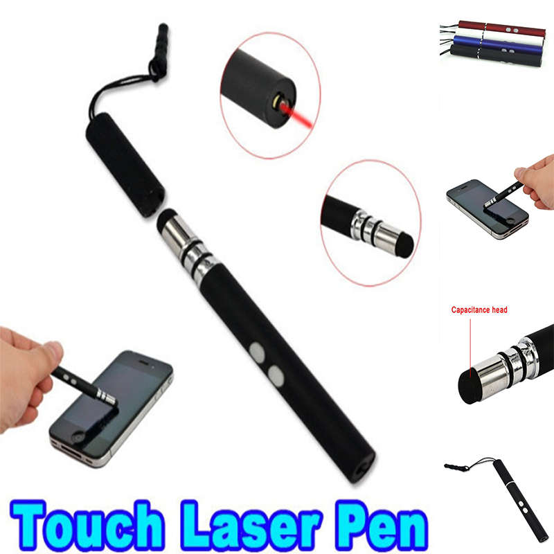 Mini Capacitive Pen + Flashlight + Laser Pointer