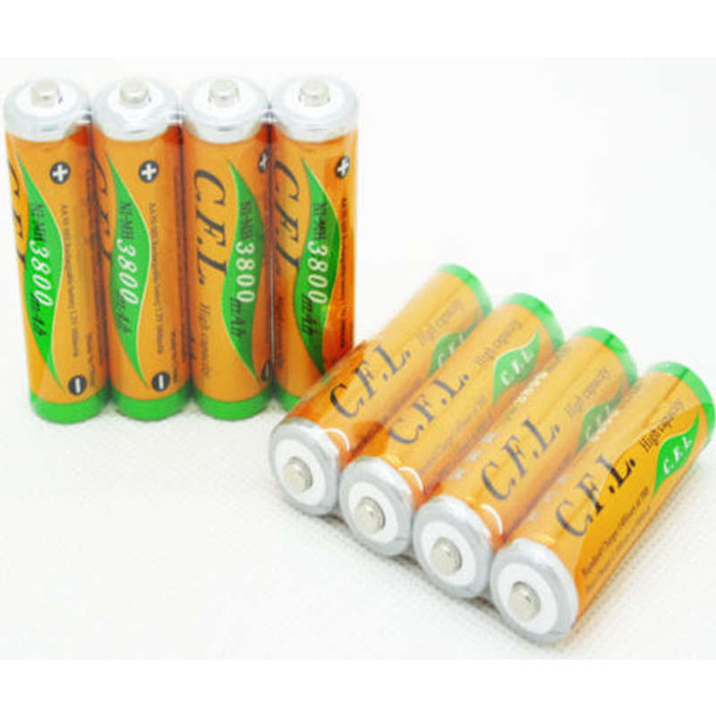 Durable Aa Rechargeable Batteries 4-Pack