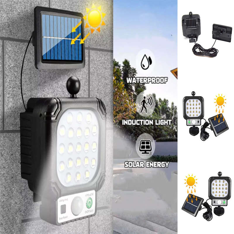 Convenient And Beautiful Solar Light Outdoor Led Human Body Sensor Light Home Garden Light