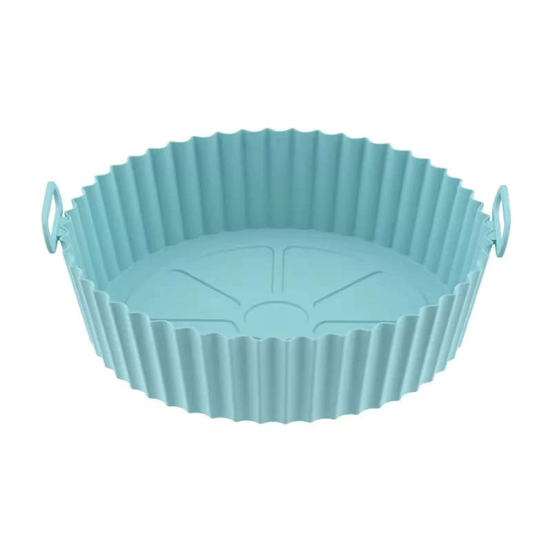 Home Essential Silicone Air Fryer Mat Reusable Fryer Basket For Kitchen Oven Cookware